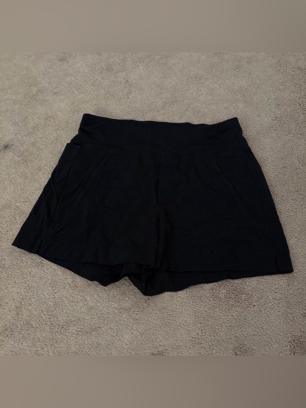 Athleta Black Athletic Shorts with Side Pockets